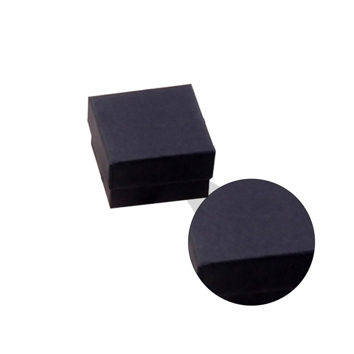 Alasum Organizador Elegante para Joyas 72 de Papel Kraft Negro Cajas Pequeñas Diseño Retro para Pendientes y Collares en Cumpleaños o Bodas