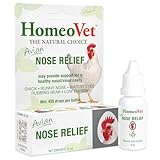 HomeoPet Avian Nose Relief, Safe and Natural Bird and Chicken Supplement, 15 Milliliters