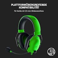 Razer BlackShark V2 X - Multi-Plattform kabelgebundenes Esports-Headset (Triforce 50mm Treiber, Erweiterte Passive Geräuschunterdrückung, 7.1 Surround Sound, Hyperclear Cardioid Mic) Grün – Ansicht 8