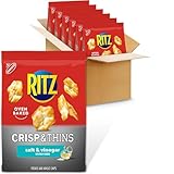 Ritz Crisp & Thins Chips, Salt & Vinegar, 7.1 Ounce (Pack Of 6)