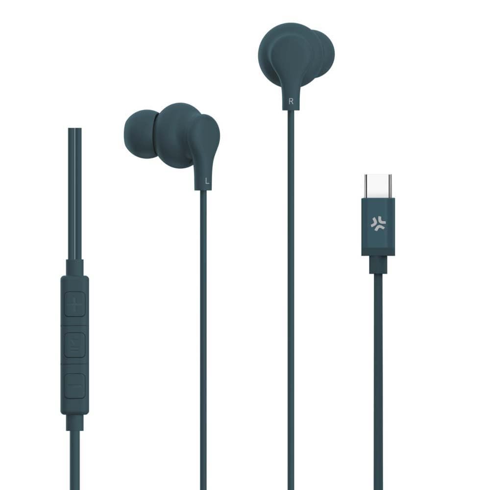 Northix Blau Kopfhorer In Ear Kabel Usb C Up1600 Grun