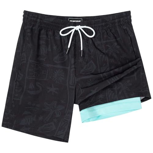 SURF CUZ 7" men's swim trunks with mesh liner