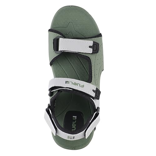 Image of FUEL 2112-02 Trendy Comfortable & Lightweight Stylish Running Sports Sandals with Anti-Skid Flexible Sole for Mens & Boys (Green-11UK)