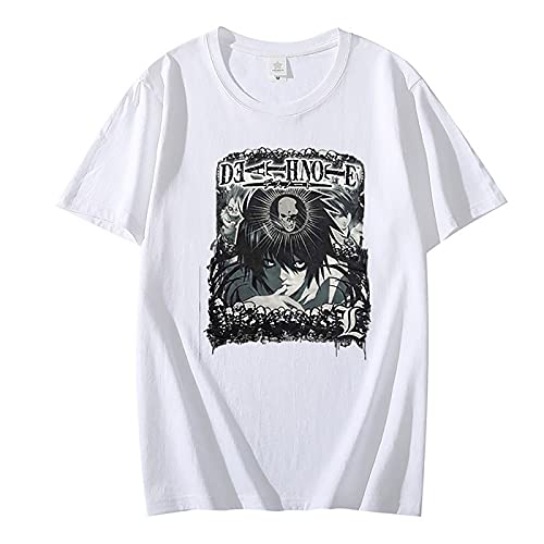 Acsefire Death Note Magliette L Lawliet Summer Tee...