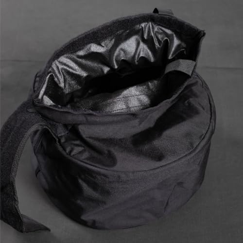 Titan Fitness 100 LB HD Strongman Sandbags, Double Layer, 1050D Cordura, Black, Carry Home Gym Training