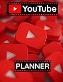  YouTube Planner: This Notebook help you to make YouTube Video and grow a new Channel  120 pages, 8.5\"x11\"  Planner / Journal for YouTuber and Vlogger  Gift for Social media Beginners