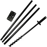 5 Piece Feeder Pole Set with Twist-in Ground Socket
