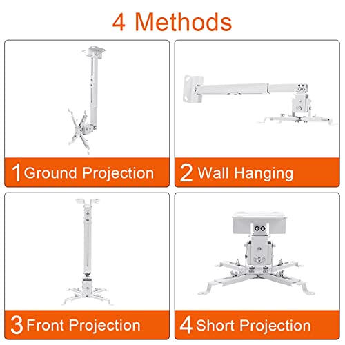 Soporte colgante proyector HD con anclaje universal para techo o pared modelo T26K M20 6