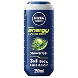 NIVEA MEN Energy Shower Gel Pack of 6 (6 x 250...