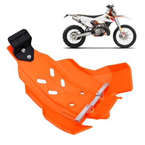 Sabot Moteur EXC 250 300 Polyéthylène Orange avec Protection Étendue Anti-Choc