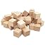 10 Blocchi Legno Faggio Naturale 6x6cm - Cubi Per Fai Da Te E Decorazioni Casa