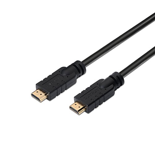 Câble HDMI Haute Vitesse HEC avec répéteur 15 mètres cordon signal Full HD noir