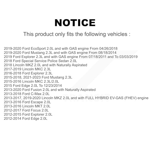 Mpulse Engine Crankshaft Position Sensor SEN-2CRK0310 Replacement For Ford Escape Focus Fusion Explorer Edge Mustang Lincoln MKC EcoSport MKZ C-Max MKT Special Service Police Sedan by Mpulse - Used condition - Image 2