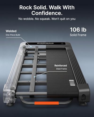 MERACH NovaWalk W50 Walking Pad Treadmill, 400lbs, 12% Auto Incline, 3.5HP - image 3