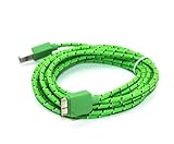 Braided 10FT Micro USB 3.0 Charger Sync Data Cable For Samsung Galaxy S5 i9600 Note 3 N9000 (Green)