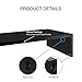 immagine 6FITUEYES 2 Pack Supporto per Monitor in Legno Computer Portatile Riser Nero 42.5x23.5x10cm DT104202WB