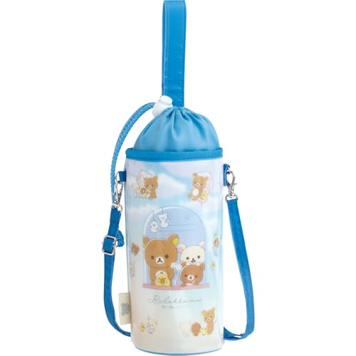 Pochette pour bouteille en PET San-X Rilakkuma CA69801 aux finitions soignées