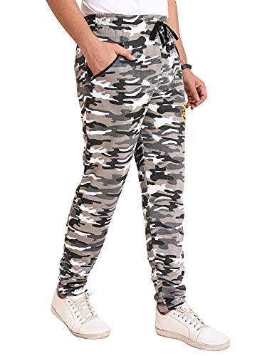 Image of Neo Garments Men's Cotton Solid Regular Fit Trackpants /Jogger /Trouser with Side Pockets