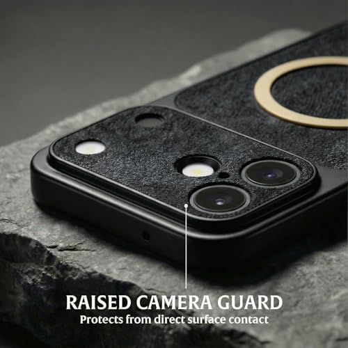 Image of amazon basics Converter Case for iPhone 17 | Premium Protective Mag-Safe Cover | iPhone 17 Pro Series Style Design | in Built Camera Guard | Wireless Charging Compatible - Black