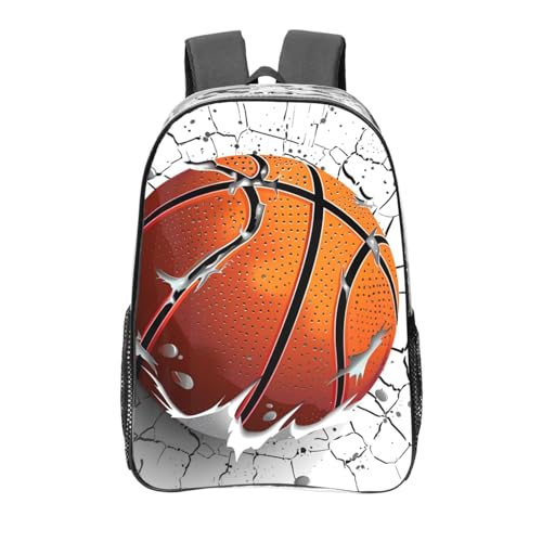 AYCZN Basketball Wall Clear Backpack Heavy Duty PVC Transparent Backpacks for Stadium Events Sport Ball Clear Bag for Women Men