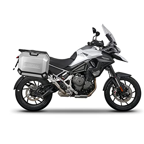Fijación lateral SHAD 4P System Triumph Tiger 1200 Rally para viajes de aventura