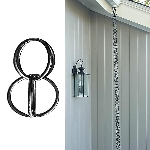 Chaînes de gouttière à anneau orientable et détournement d'eau Tai