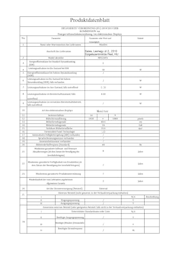 Monitor Gaming 24" FHD 180Hz, IPS, 1ms,Adaptive Sync,110% sRGB, Mmonitor per computer da gioco, Schermo PC Anti-Flicker & Less Blue Light, 2xHDMI 2.0/1xDP 1.4 Port(MFG24F4 cavo HDMI inclusi) - Monitor - Immagine 8