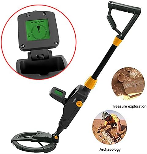 Metal Detector for Kids , High Sensitivity Pinpoint Detector with LCD Display Adjustable, Waterproof, Search Coil for Professionals and Beginners, Gold Silver Ring Jewelry Coin Metal Detector
