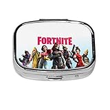 フォートナイト ピルケース 携帯用 おしゃれ 防水 薬ケース 人気 プレゼント 薬入れ 大容量 薬箱 くすり整理 服薬管理 クスリ箱 防水 薬ケース ニトロ 軽量 耐久性 飲み忘れ防止 携帯型 コンパクト (2.2 × 1.6 × 0.7in)