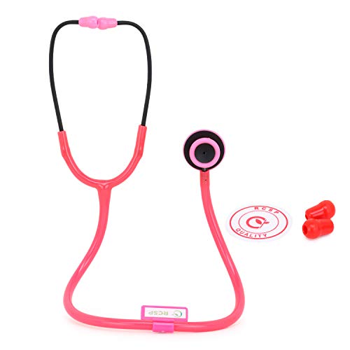 Image of RCSP Deluxe Matt Acoustic Stethoscope for doctors and medical students (PINK)