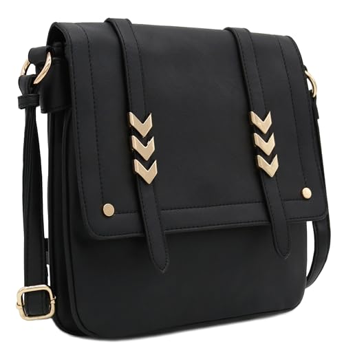 ALYSSA Double Compartment Large Flapover Crossbody Bag2