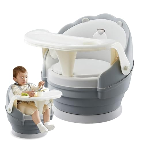 Chaise de salle à manger rotative 360° avec assise amovible et effet sonore mignon