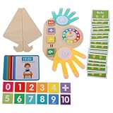 Mathématiques : favorise développement des compétences mathématiques de base, l'addition, la soustraction et nombre, essentielles pour l'apprentissage précoce, mathématique, jouets de comptage pour enfants