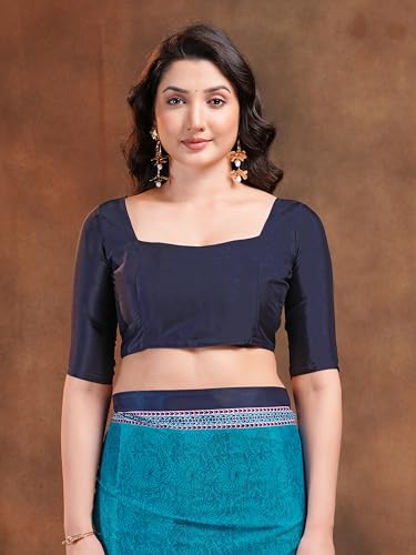 Image of Garden Vareli Floral Booti Print Crepe Saree With Unstitched Blouse Piece