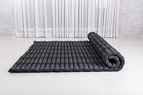 Image of Leewadee Extra Wide Thai Roll Mat 75 x 57 inches Kapok Firm