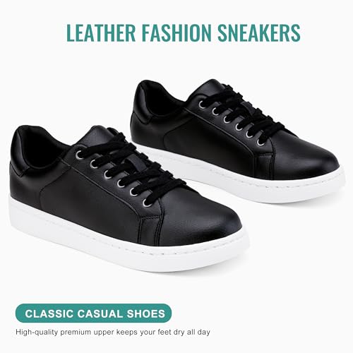 Image of Vepose Women's Lace-Up Walking Sneakers, Casual Low Top Shoes 8003