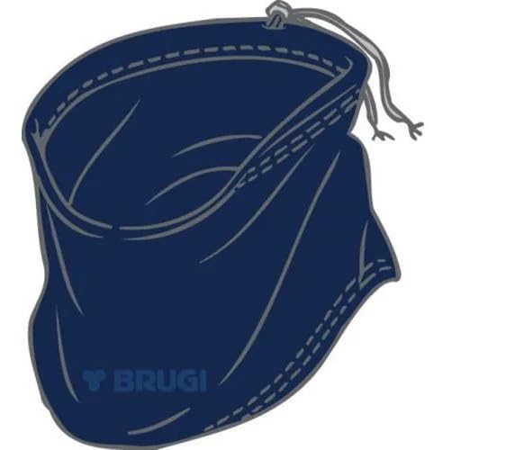 Bonnet cache-cou homme polaire sport extérieur hiver chaud noir Brugi