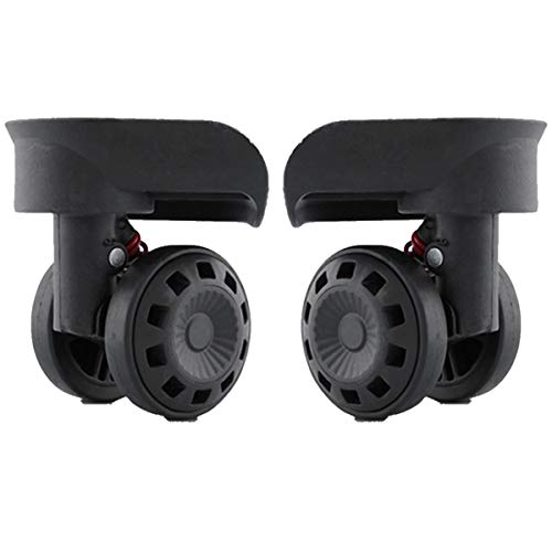 Trunk Wheels, Set of 2 Luggage Mute Wheel Suitcase Replacement Repair Wheels Parts Spinner(L Size)