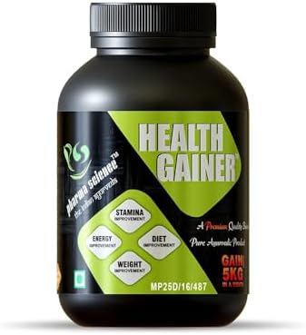 Pharma Science Ayurvedic Weight Gainer Powder for Men & Women | Natural Herbal Mass Gainer Supplement | Healthy Weight Gain, Muscle Mass & Stamina Booster | 100 GM