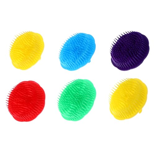 Brosses shampooing lot de 12 peignes de massage cuir chevelu pour éliminer les impuretés