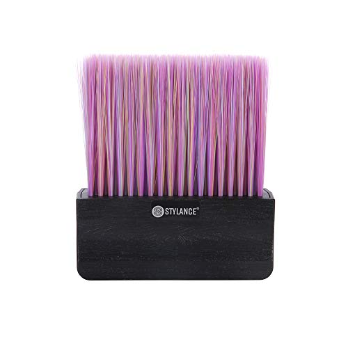 Barber Neck Duster Brush for Hair Cutting, Professional Soft Household Hair Brush, Professional Salon Tool Colorful Black Red