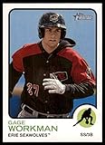 2022 Topps Heritage Minors #157 Gage Workman Erie SeaWolves RC Rookie MiLB Baseball Trading Card