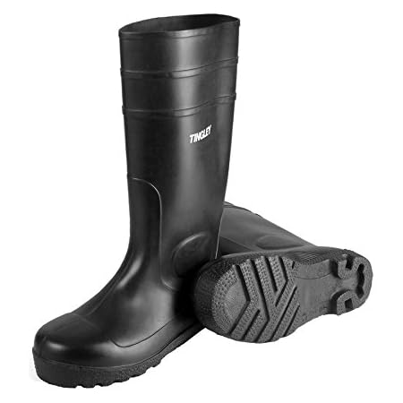 TINGLEY 31151.10 31151 15" General Purpose PVC Work Boots, Black, 10