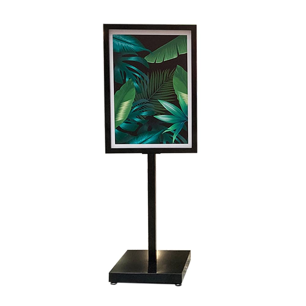 Customer Stop - Soporte de pie de hierro para publicidad en bares, restaurantes, restaurantes, bibliotecas, supermercados, cafeterías, 65 x 90 cm