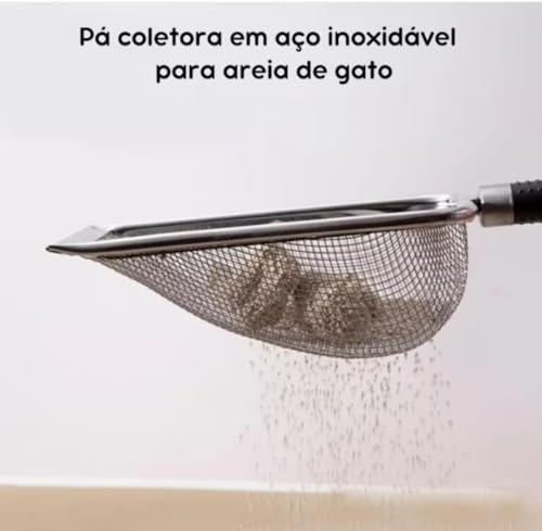 Pá Higiênica De Areia Para Gatos Pazinha Coletora Higiênica Premium 2.0mm