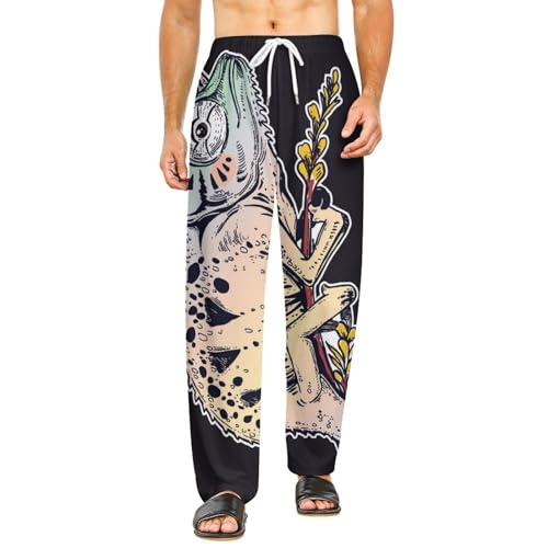 Pantalon vêtements de nuit femme ample avec poches pour en finir avec le froid