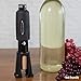 Cork Pops Legacy Wine Opener Built-in 4-Blade Foil Cutter Safe Cork Removal, Effortless Push Button Use, Needle Guard for Safety, Low-Pressure Cartridge Opens Up To 60 (Black, With 3 Cartridges)