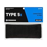 StringKing Type 5X Semi-Hard Lacrosse Mesh Piece (Black)