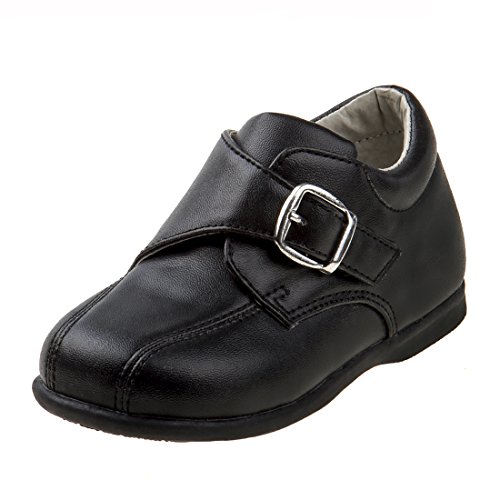 Josmo Boy's Walking Dress Shoe (Infant, Toddler), Size 3, Black