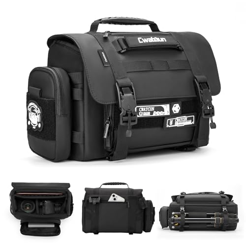Bolsa para cámara sin espejo impermeable con funda de accesorios S